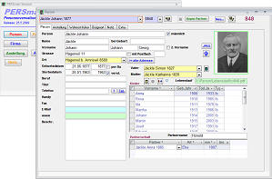 Bildschirmfoto von PERSman